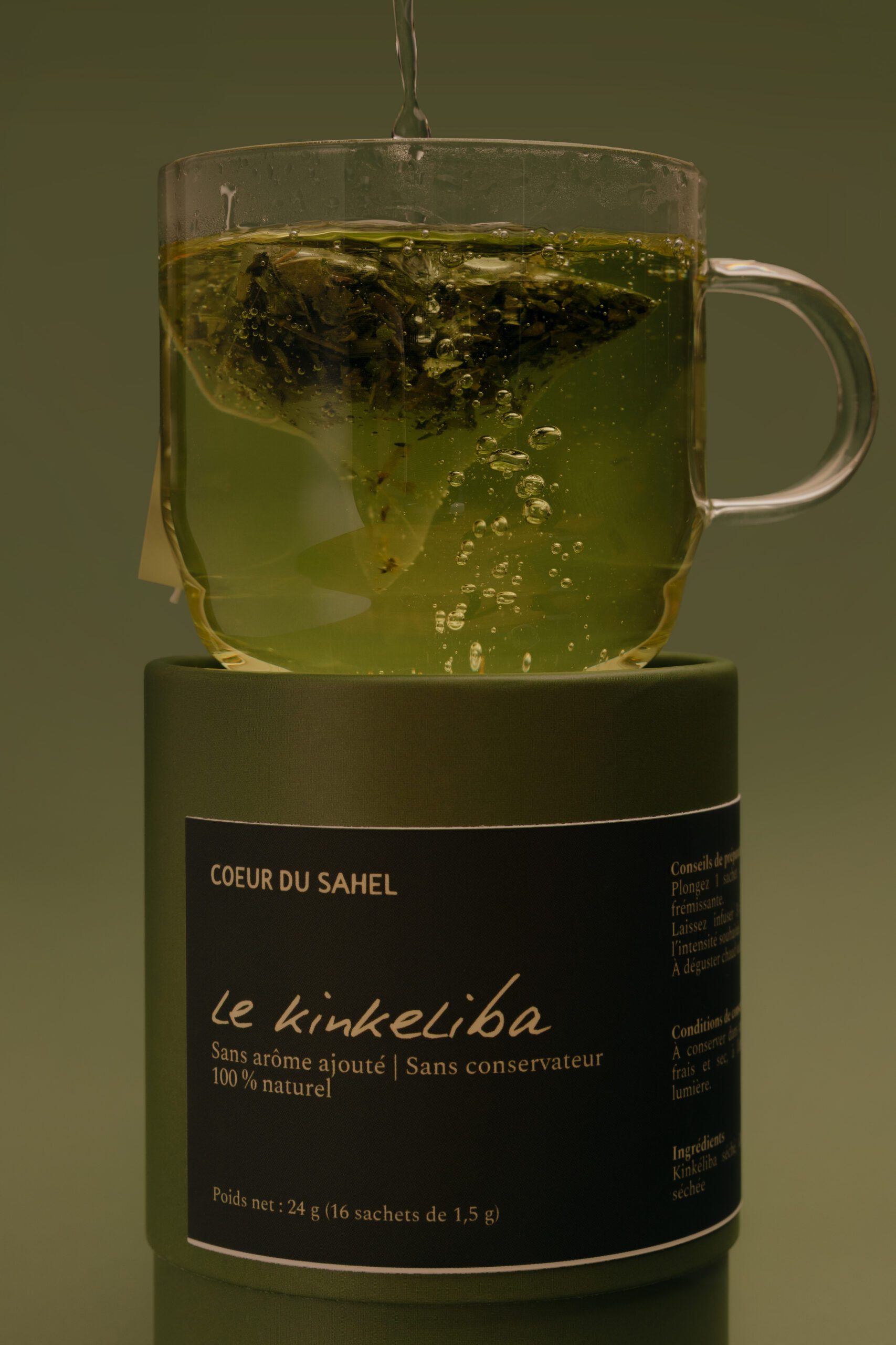 Pr&eacute;paration de l'infusion
